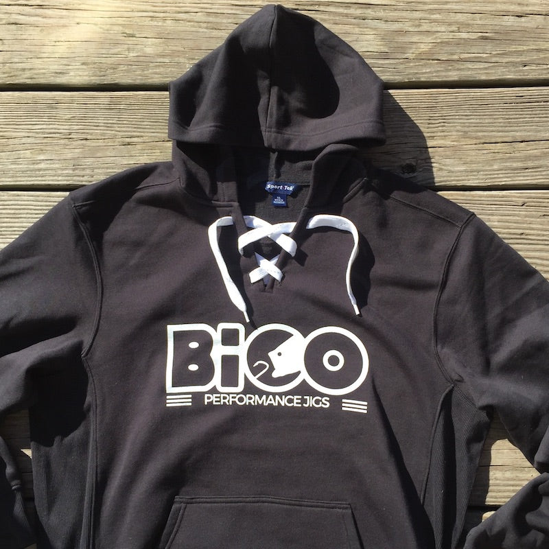 Lace-Up Pullover Hoodie